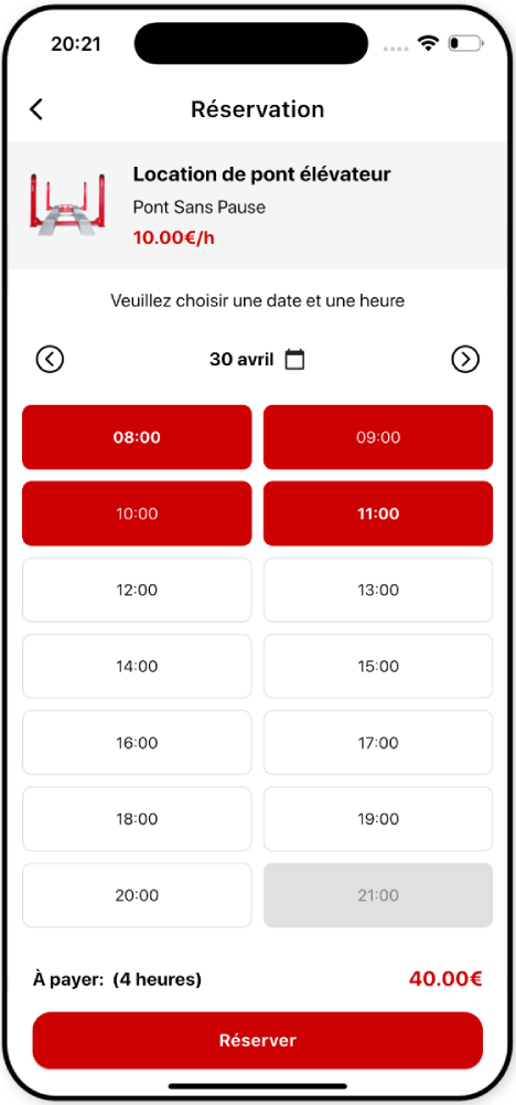 Louer un pont élévateur